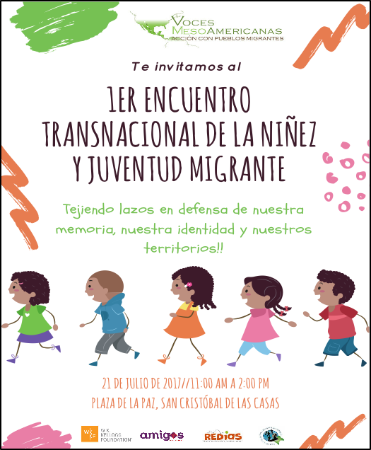 PRIMER ENCUENTRO TRASNACIONAL DE NIÑEZ Y JUVENTUD MIGRANTE